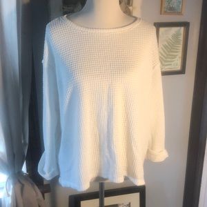 New without tags! She & Sky; waffle knit top.